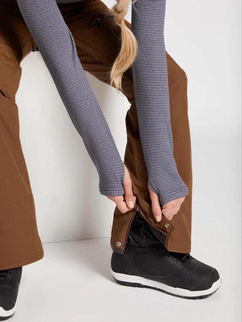 美品 Ｍ VOLCOM ゴアテックス スノー ウェア セット ブラウン