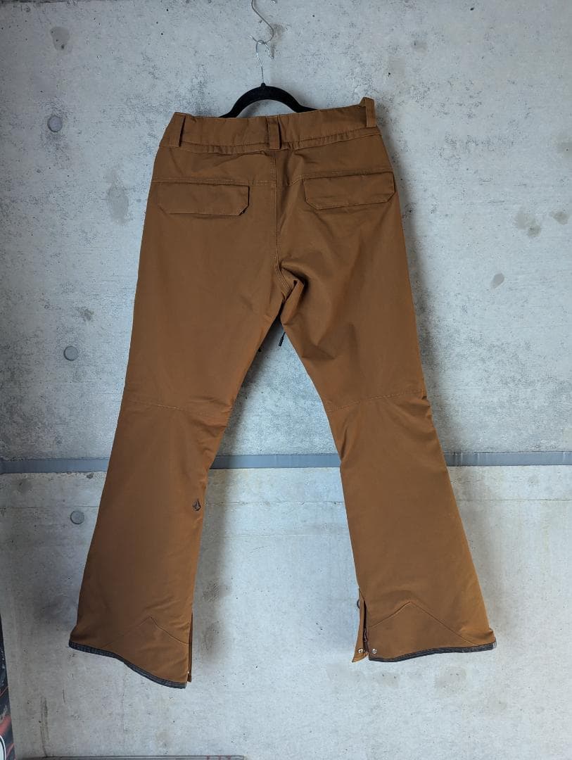 美品 Ｍ VOLCOM ゴアテックス スノー ウェア セット ブラウン