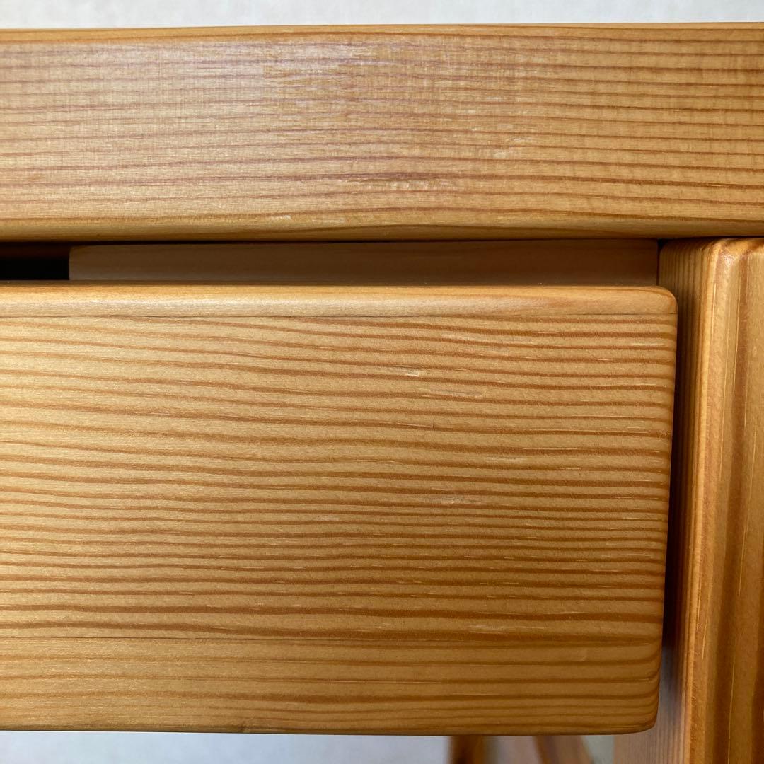 無印良品　パイン材デスク　机