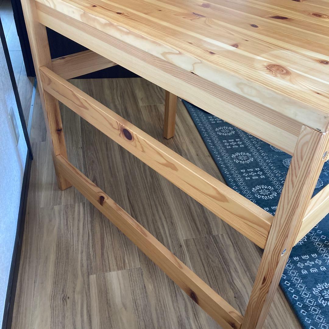 無印良品　パイン材デスク　机