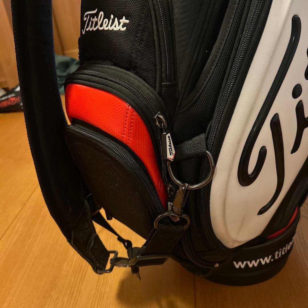 Titleist キャディバッグ ブラック/レッド