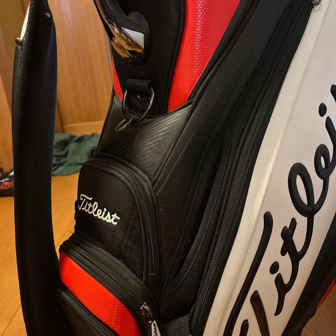 Titleist キャディバッグ ブラック/レッド