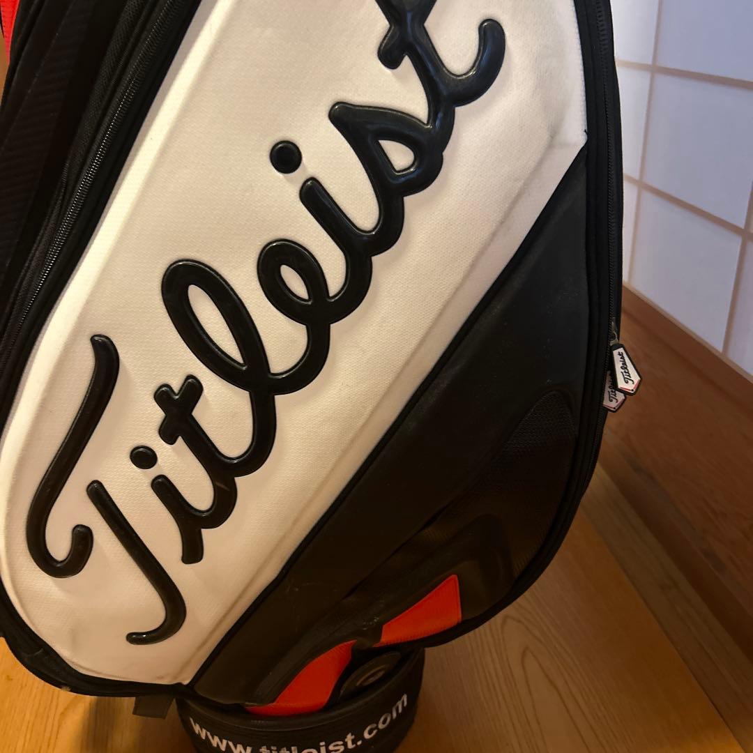Titleist キャディバッグ ブラック/レッド