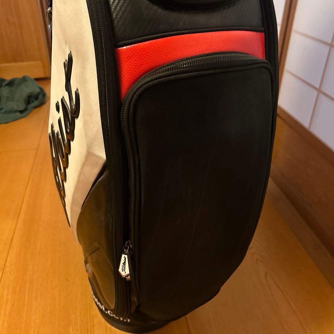 Titleist キャディバッグ ブラック/レッド