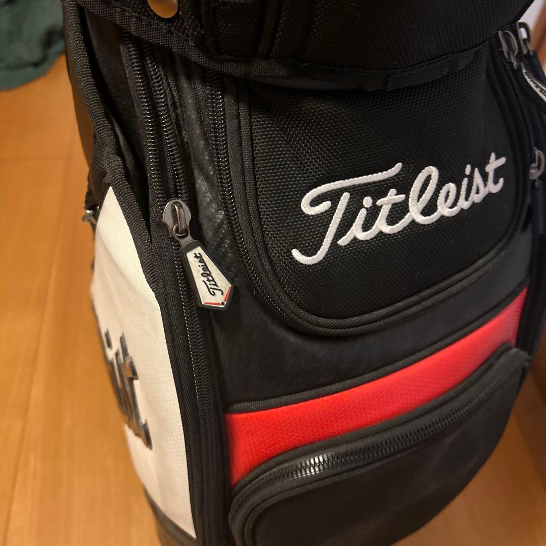 Titleist キャディバッグ ブラック/レッド