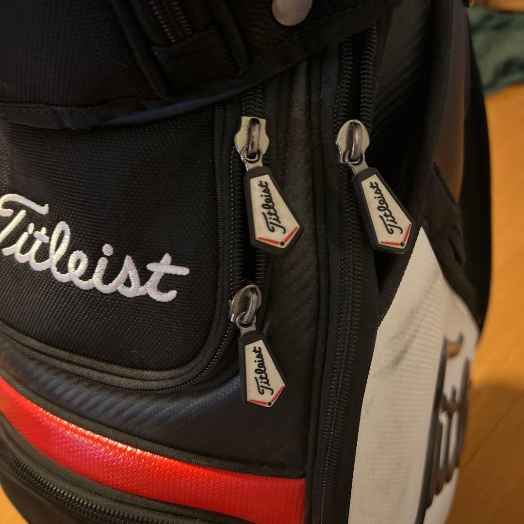Titleist キャディバッグ ブラック/レッド
