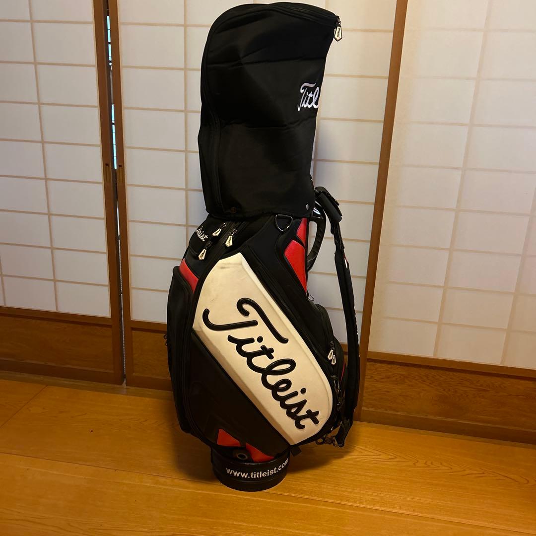 Titleist キャディバッグ ブラック/レッド