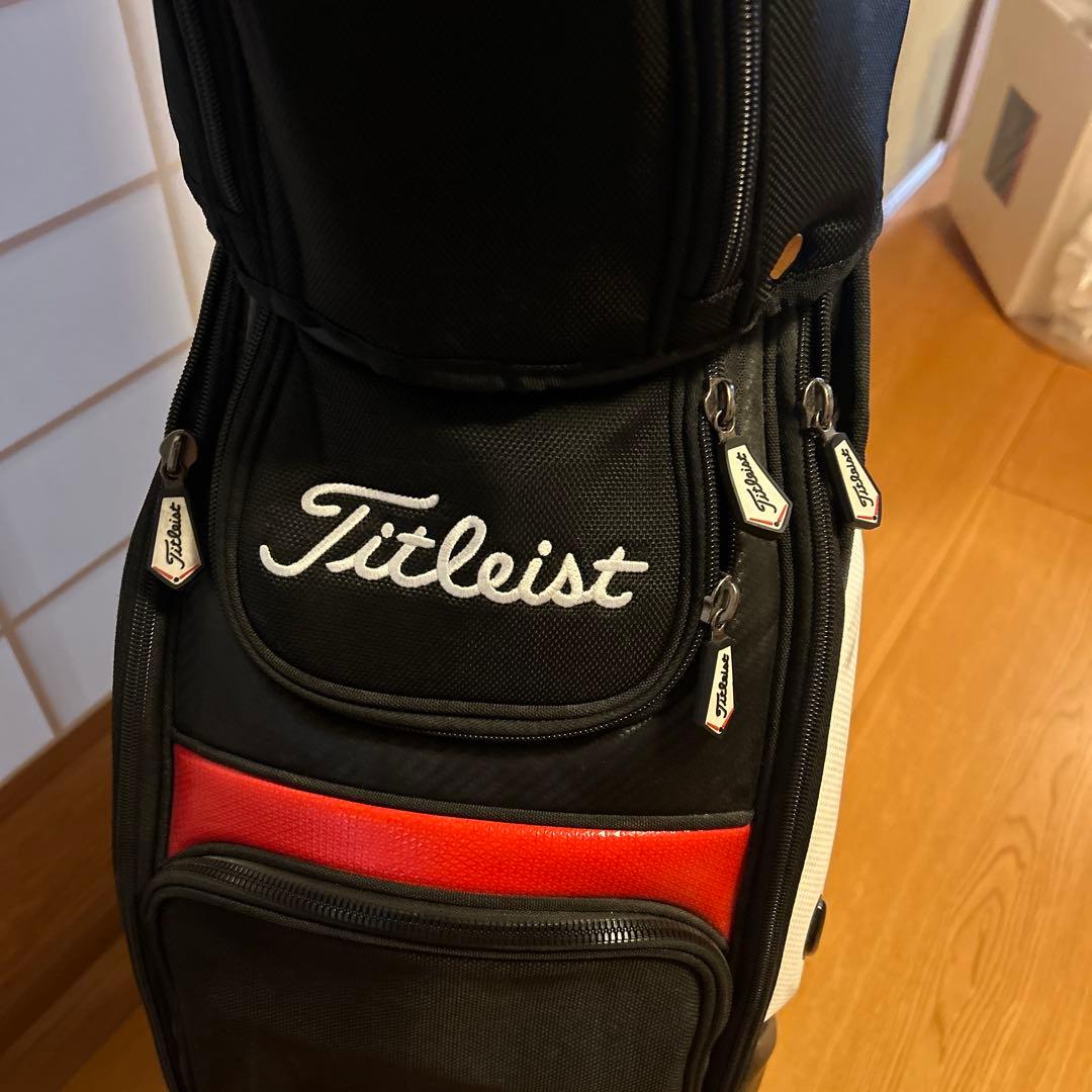 Titleist キャディバッグ ブラック/レッド