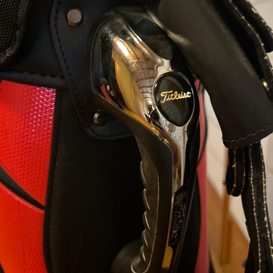 Titleist キャディバッグ ブラック/レッド