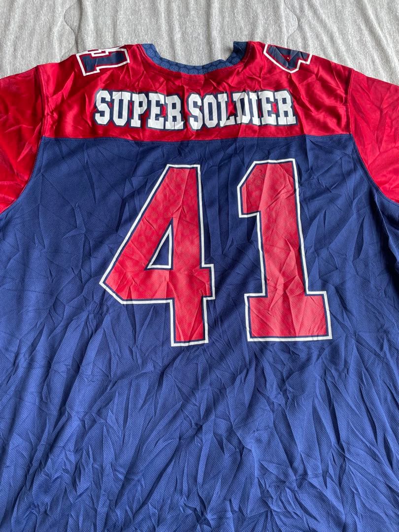 marvel キャプテンアメリカ　ユニフォーム・ゲームシャツ・アメフトシャツXL