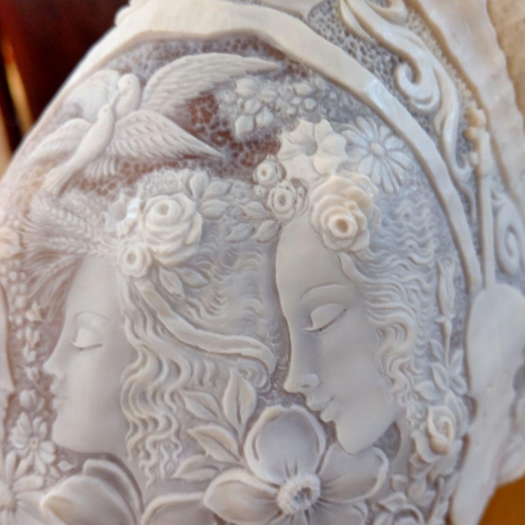 カメオランプ イタリア人作家 一点もの☆ 宝石保証書付き