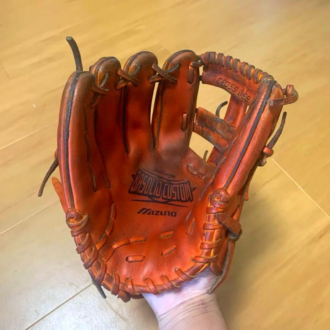 野球グローブ　ミズノ　硬式　内野用　グラブ　左投げ　サウスポー