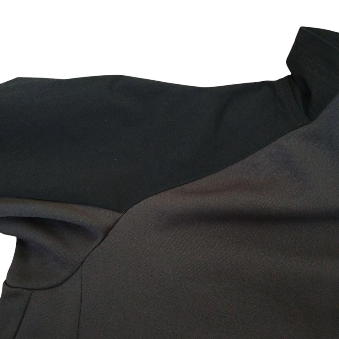 TFW49 ティーエフダブリュー ハーフジップ M 黒 メンズ 斜めジップ 秋冬