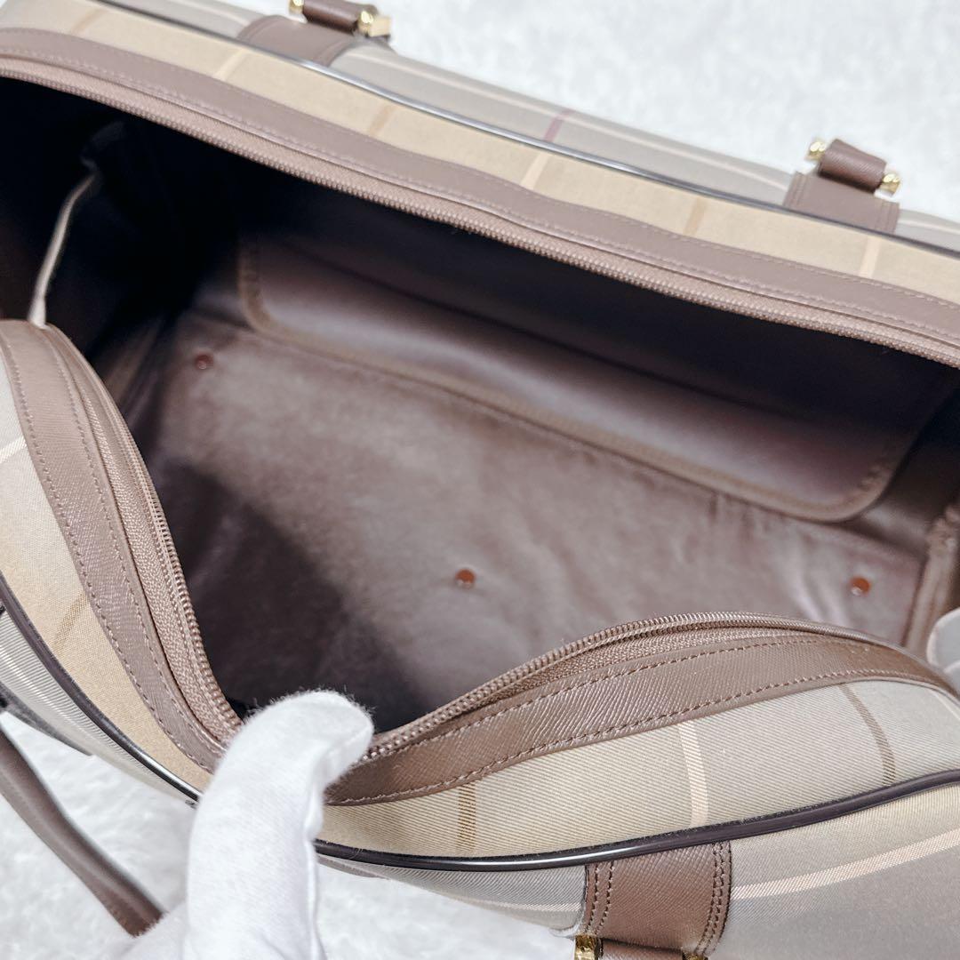 【未使用】Burberrys ヴィンテージ ボストンバッグ 旅行鞄 ノバチェック