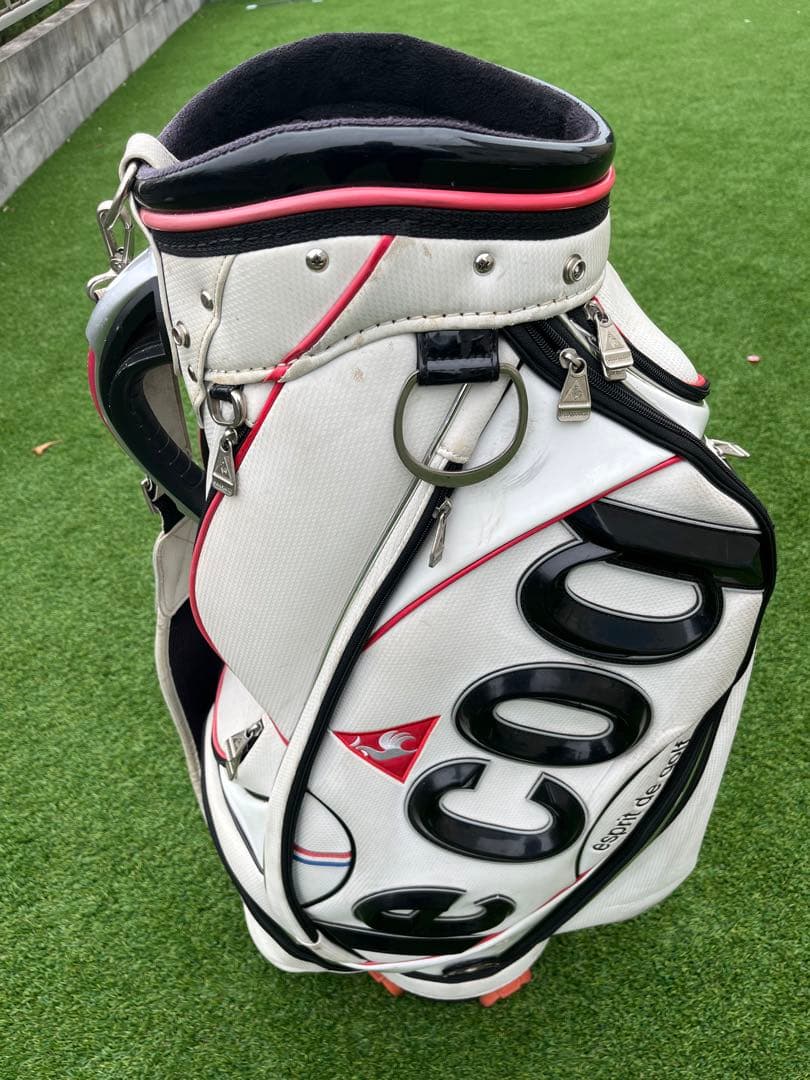 ルコック　スポーティ ゴルフバッグ 白
