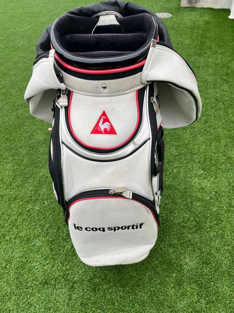 ルコック　スポーティ ゴルフバッグ 白