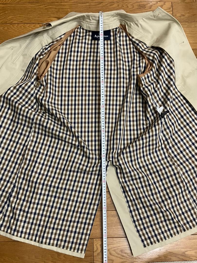 英国製Aquascutum ベージュコート(170cm位向け)