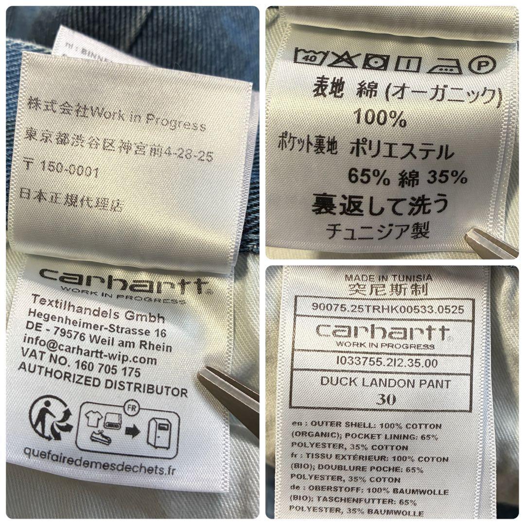 【希少カラー】Carhartt DUCK LANDON ワイドデニム 30 カモ