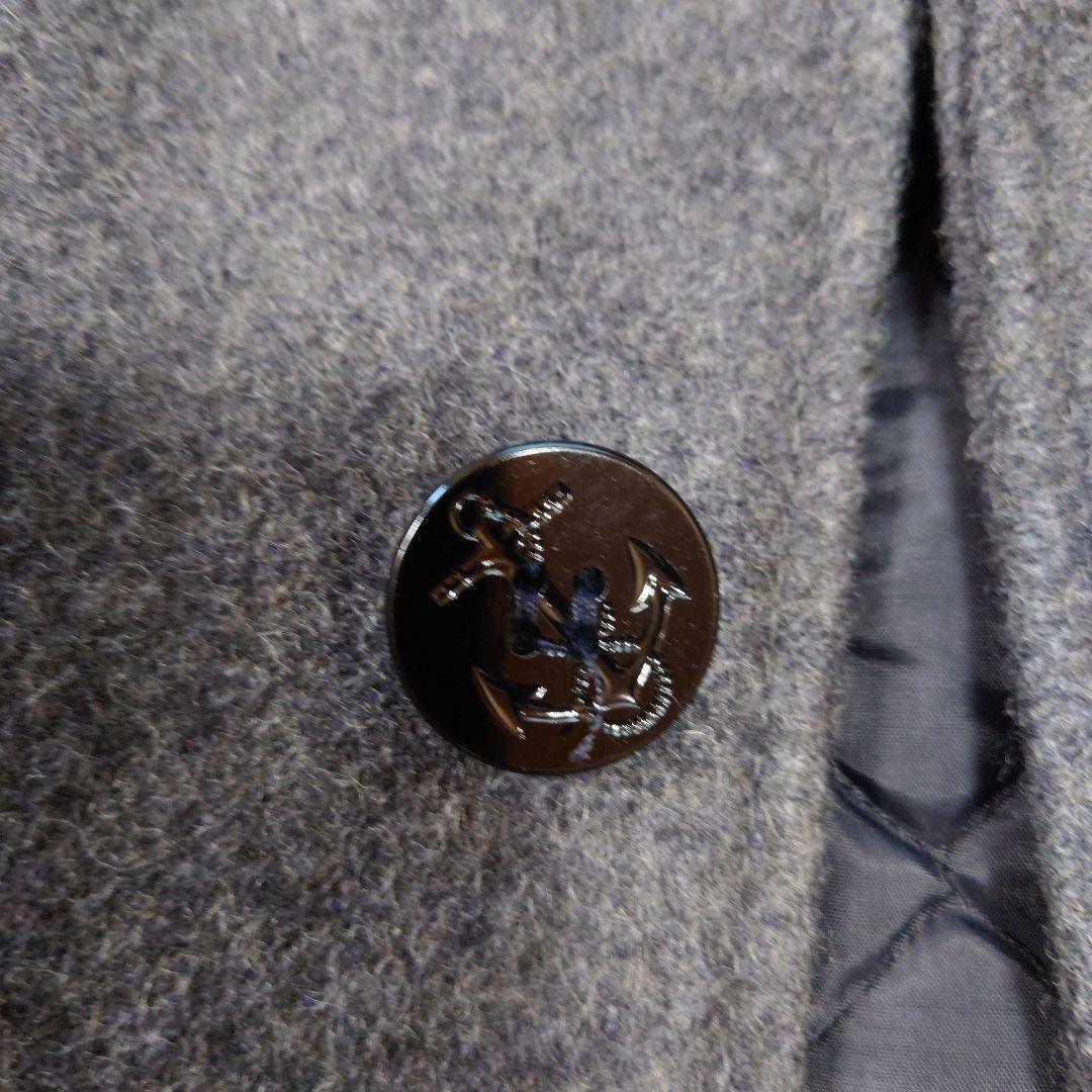 ヴィンテージSchott ウール シングルピーコート グレー未使用に近い 40