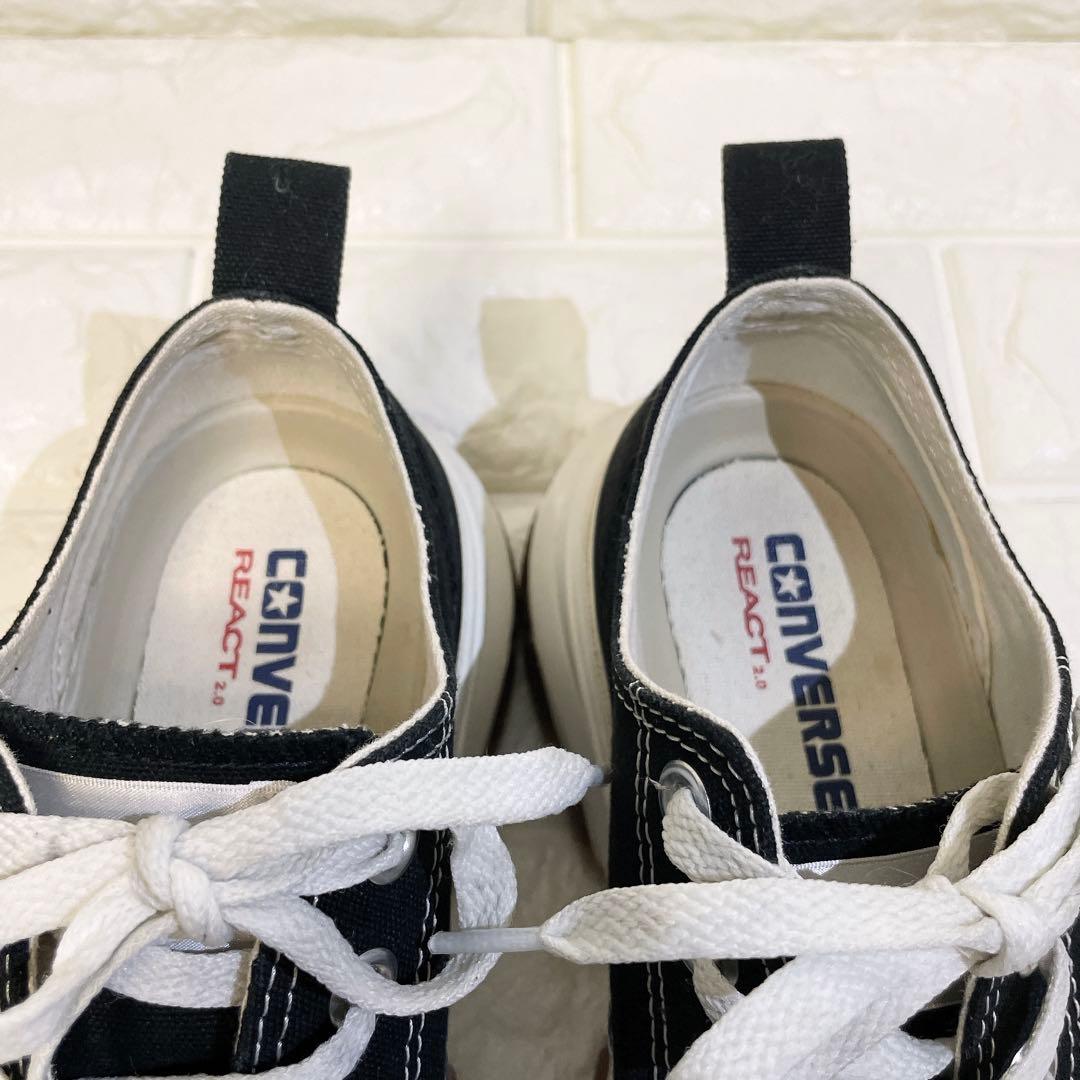 Converse コンバース トレックウェーブ 厚底 ローカット 黒 23.5