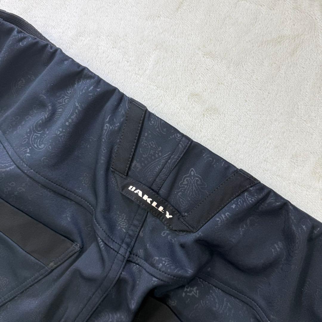 OAKLEY 高機能 ペイズリー柄 ゴルフウェア 上下セットアップ 2XL