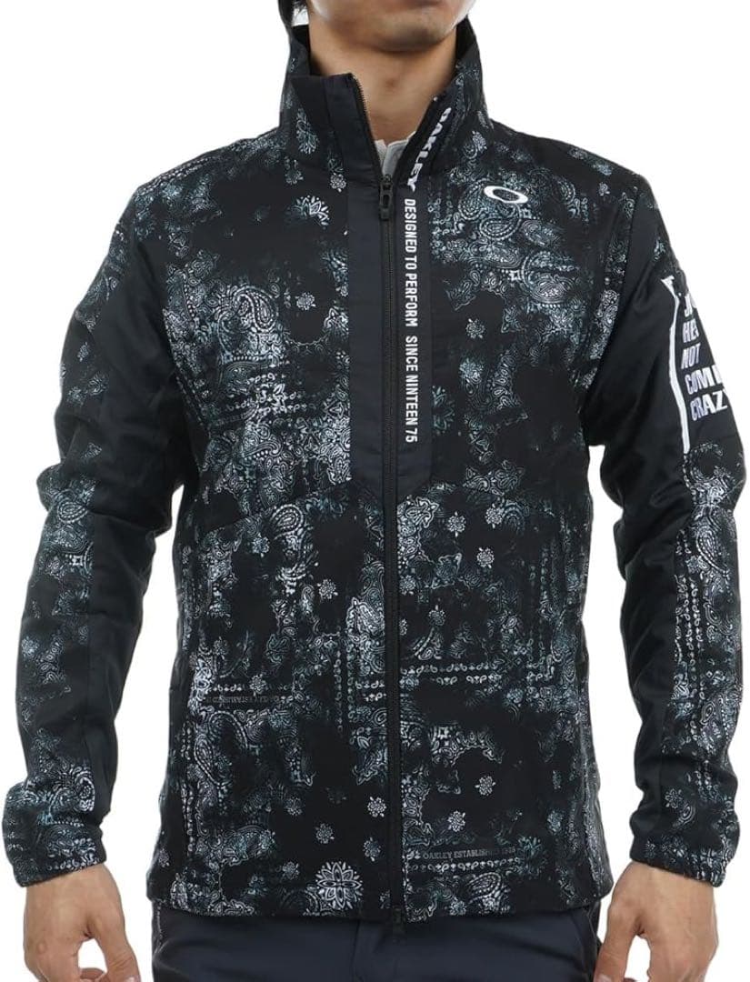 OAKLEY 高機能 ペイズリー柄 ゴルフウェア 上下セットアップ 2XL