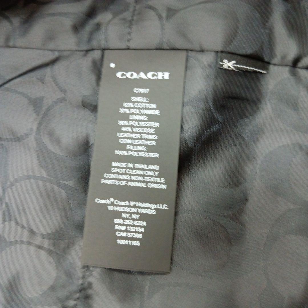 未使用 美品 COACH コーチ ステンカラーコート Lサイズ C7917