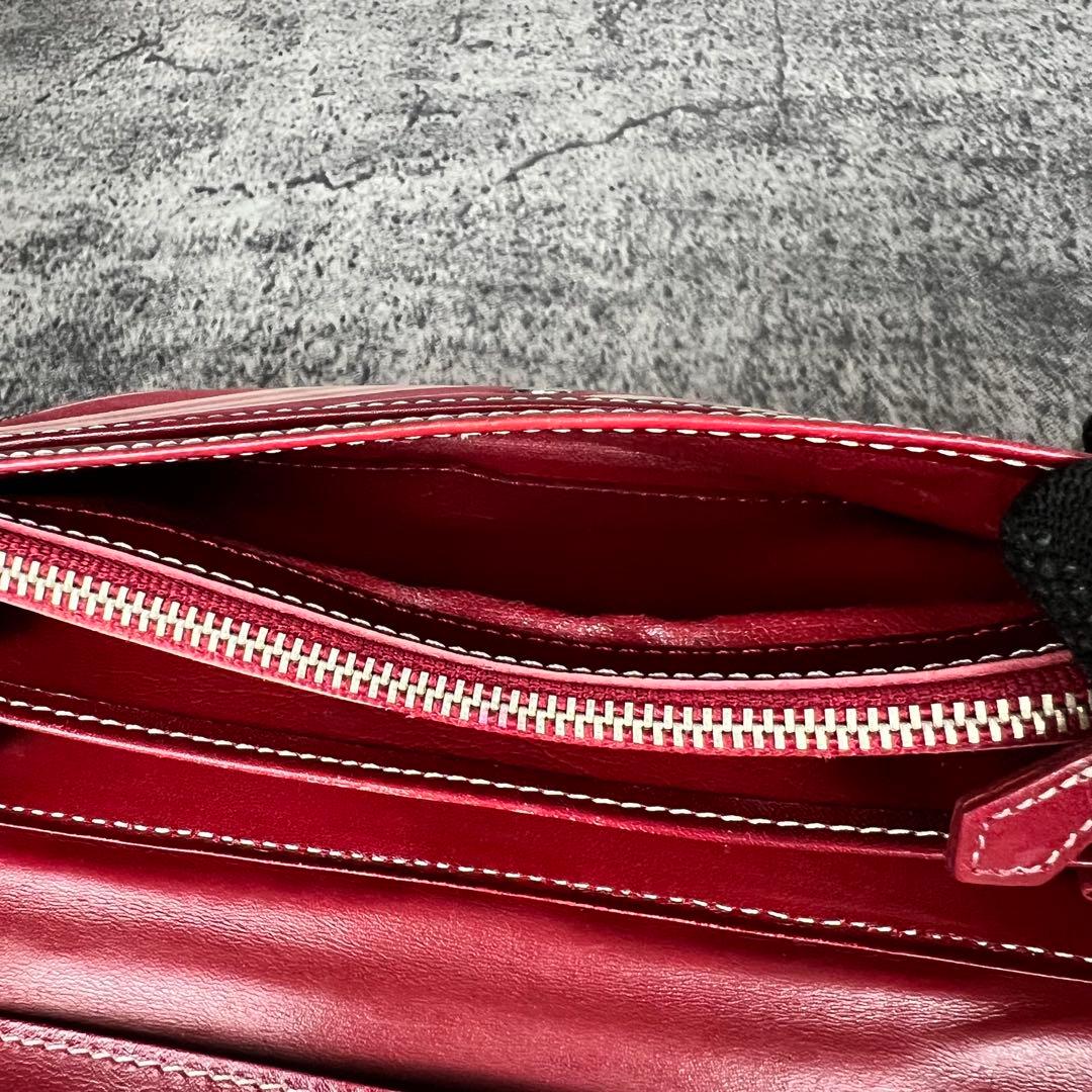 BURBERRY Blue Label ノバチェック 長財布 キャンバス×レザー