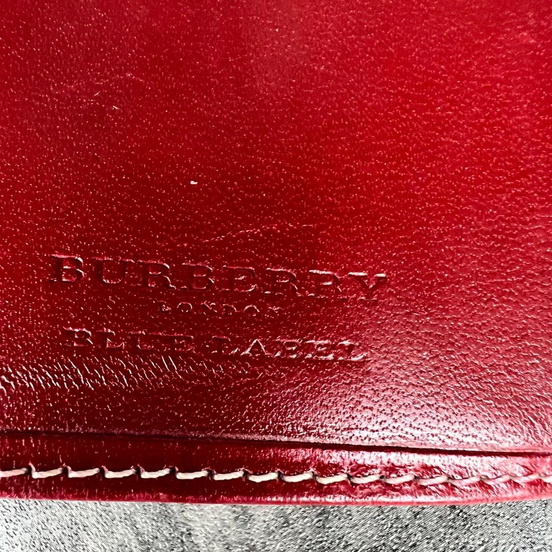 BURBERRY Blue Label ノバチェック 長財布 キャンバス×レザー