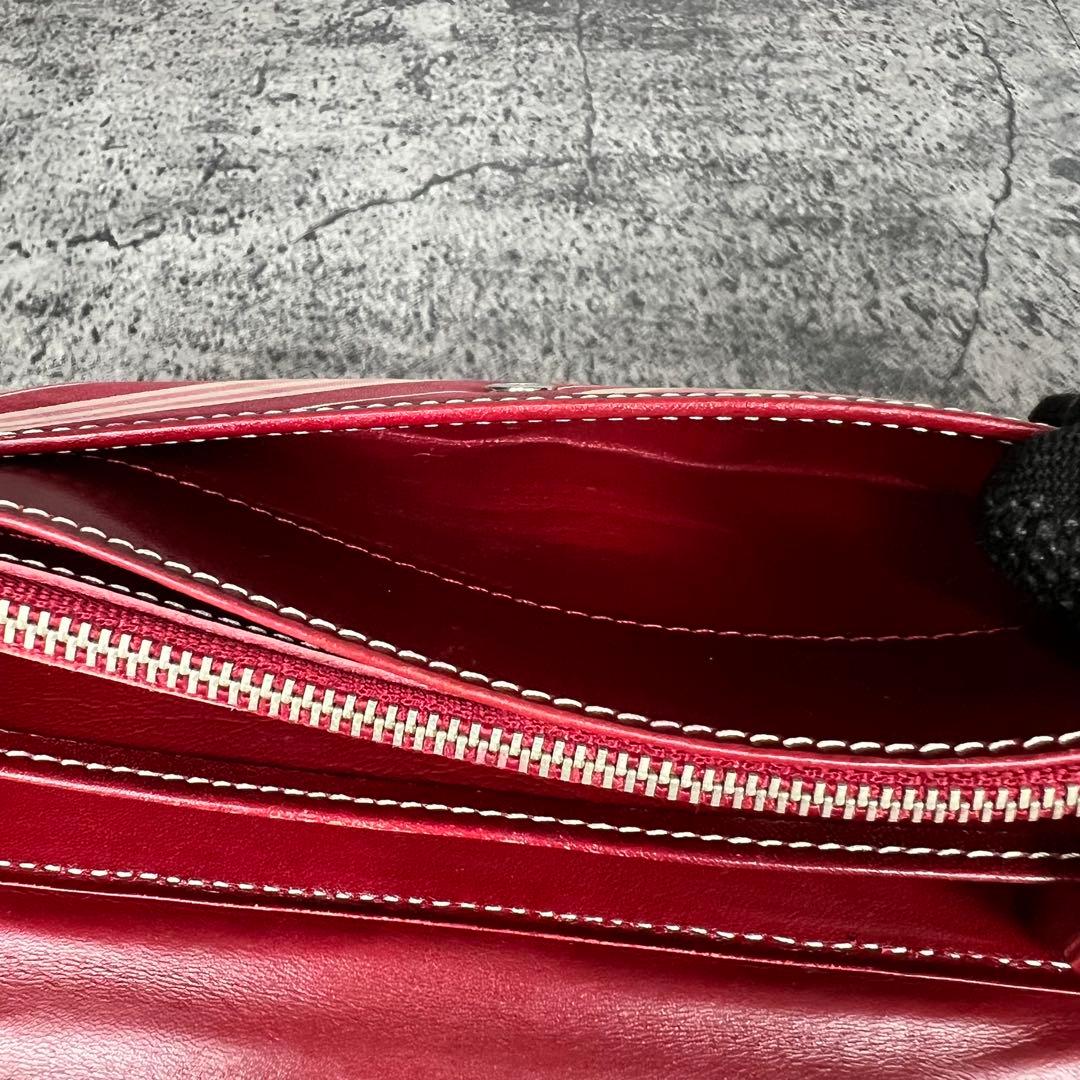 BURBERRY Blue Label ノバチェック 長財布 キャンバス×レザー