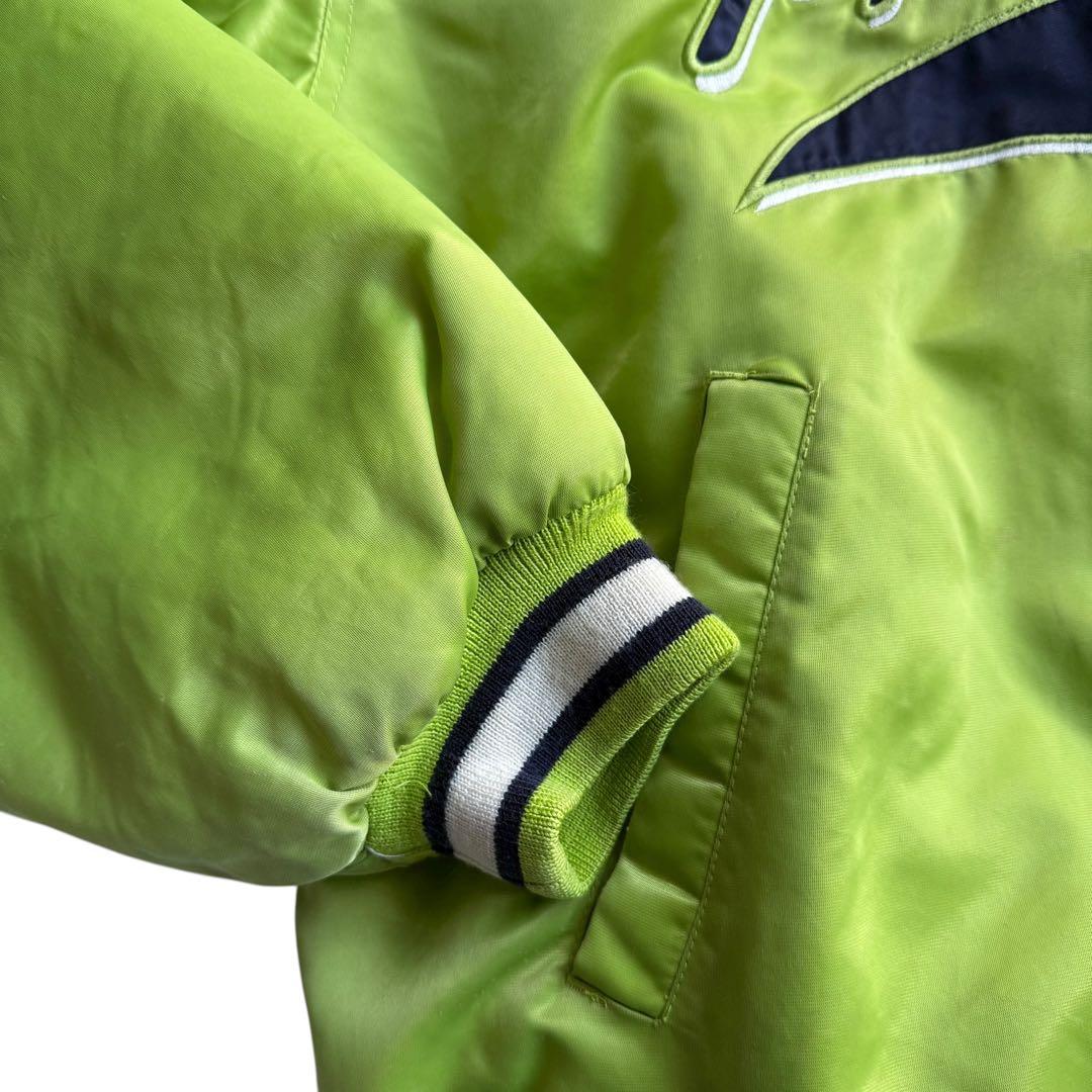 ファットファーム スタジャン ライム B系 ヒップホップ バーシティジャケット