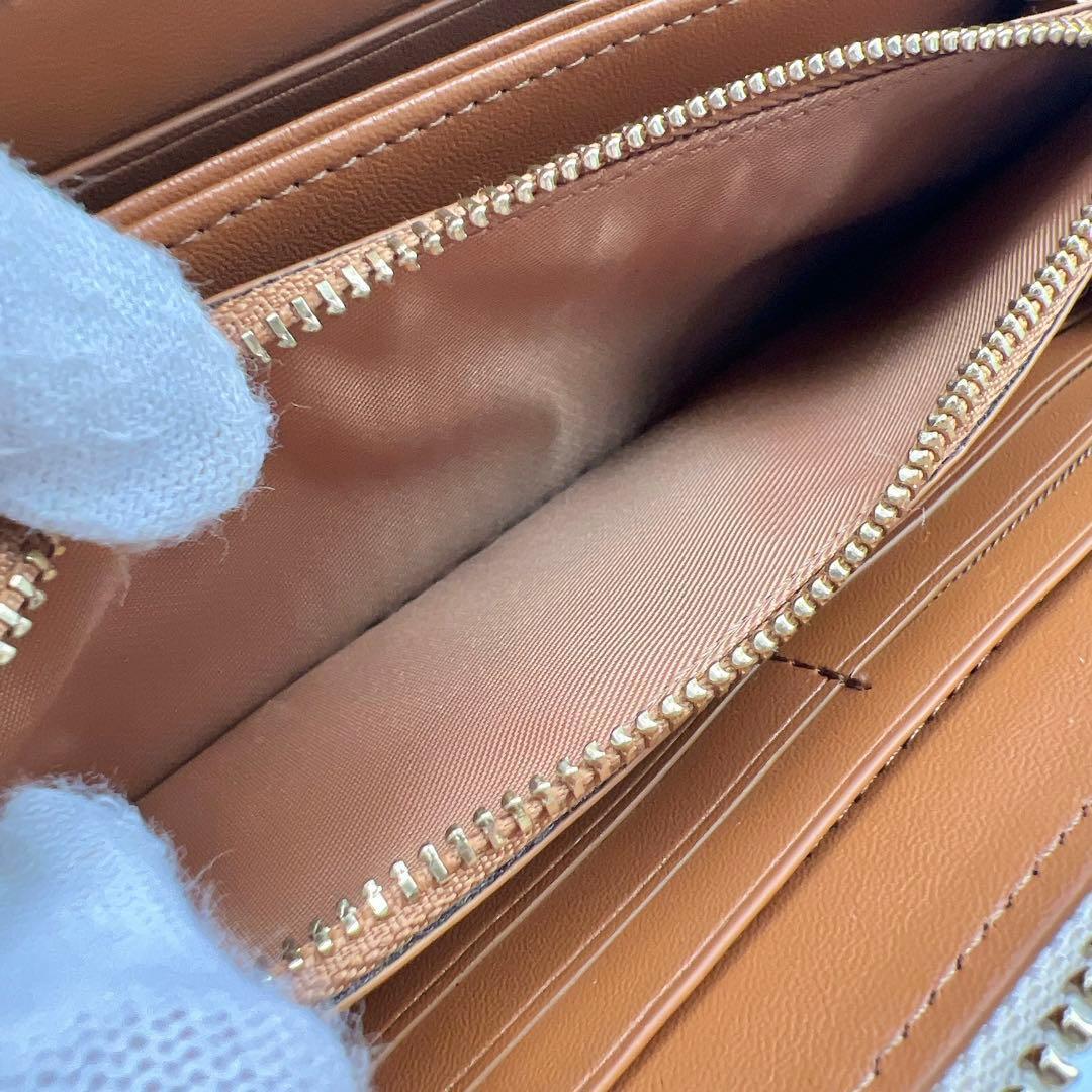 COACH ミニー Disneyコラボ ラウンドジップ 長財布 8058