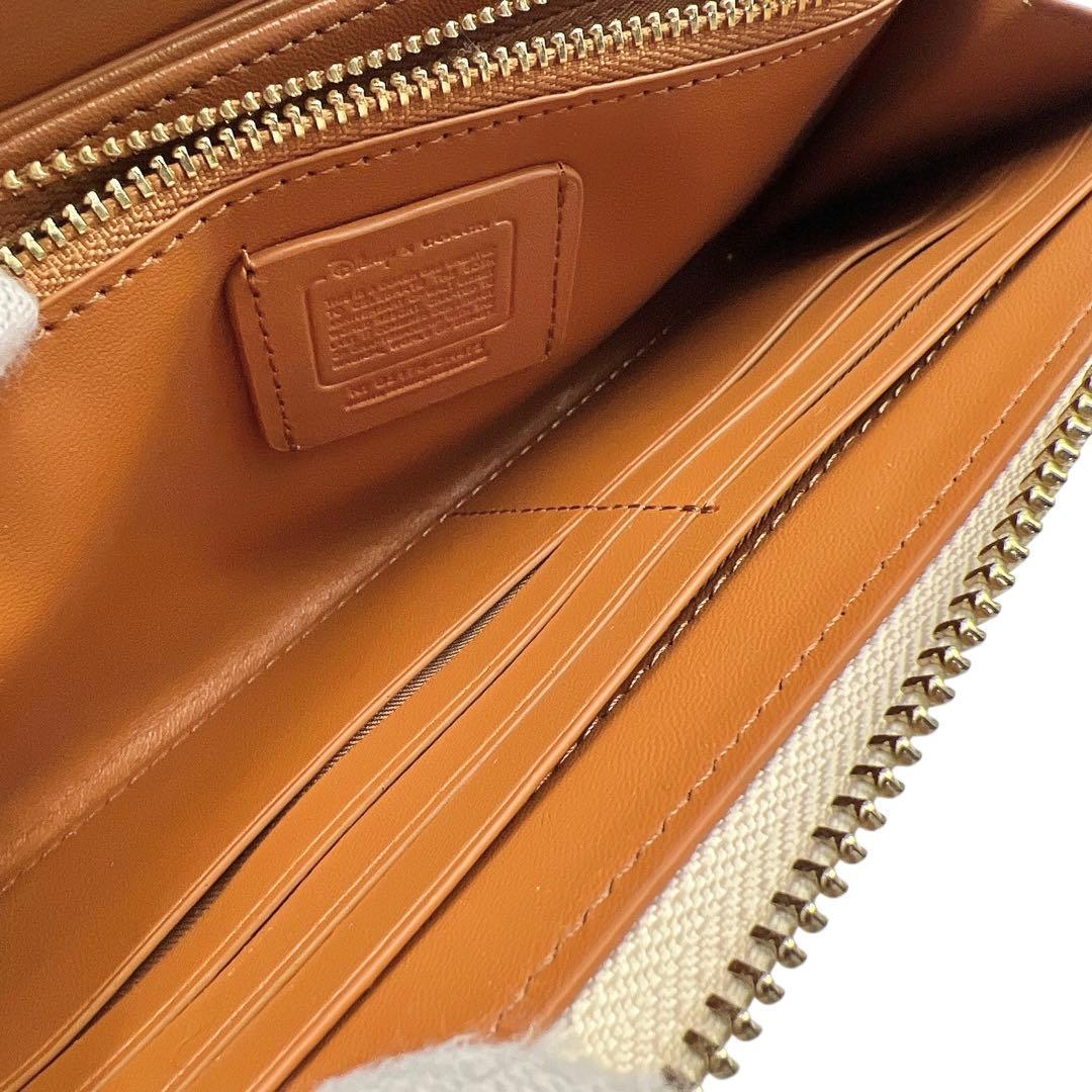 COACH ミニー Disneyコラボ ラウンドジップ 長財布 8058