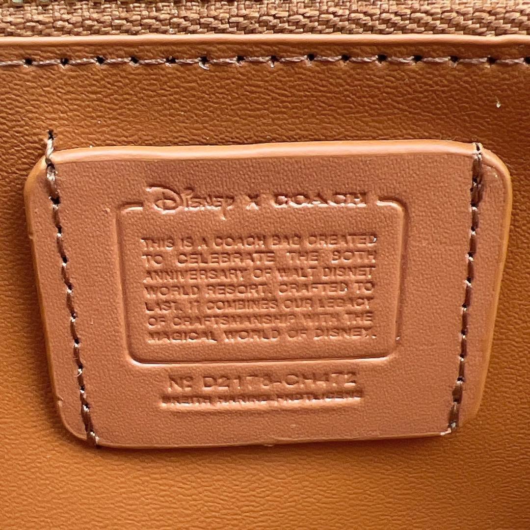 COACH ミニー Disneyコラボ ラウンドジップ 長財布 8058