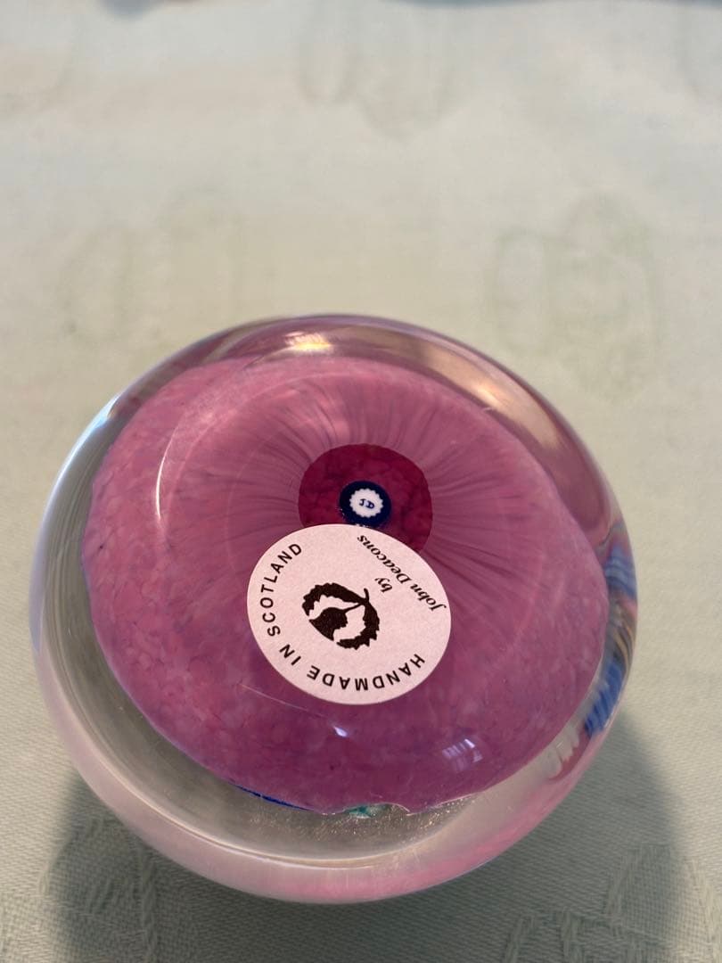 パースシャー ジョン・ディーコン ミルフィオリペーパーウェイト