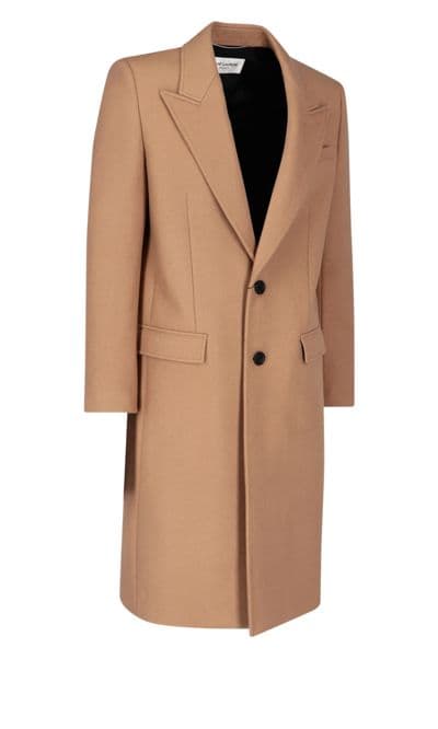 21aw saint laurent parisカシミヤ100%チェスターコート