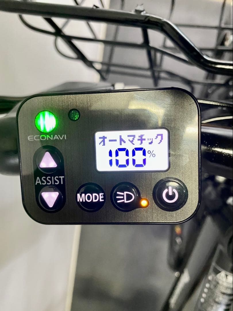 保証付き　送料無料　パナソニック　ベロスター　27インチ　黒　電動アシスト自転車