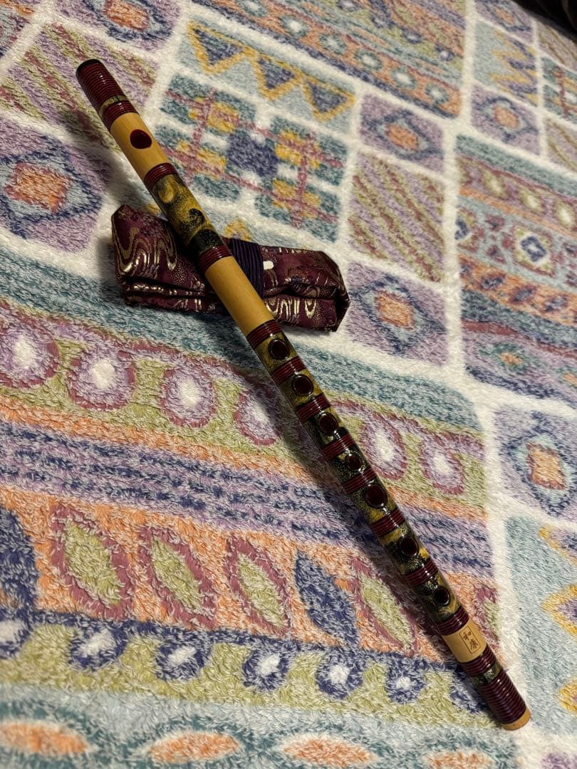 ⚫︎篠笛 和風模様 ドレミ菅 和康⚫︎