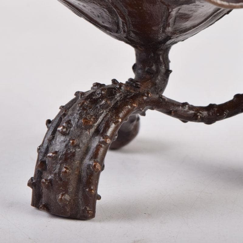 Mr.+Ms.Bean（廣上精一）作　銅製　蓮形　蓋置　共箱　V　8460