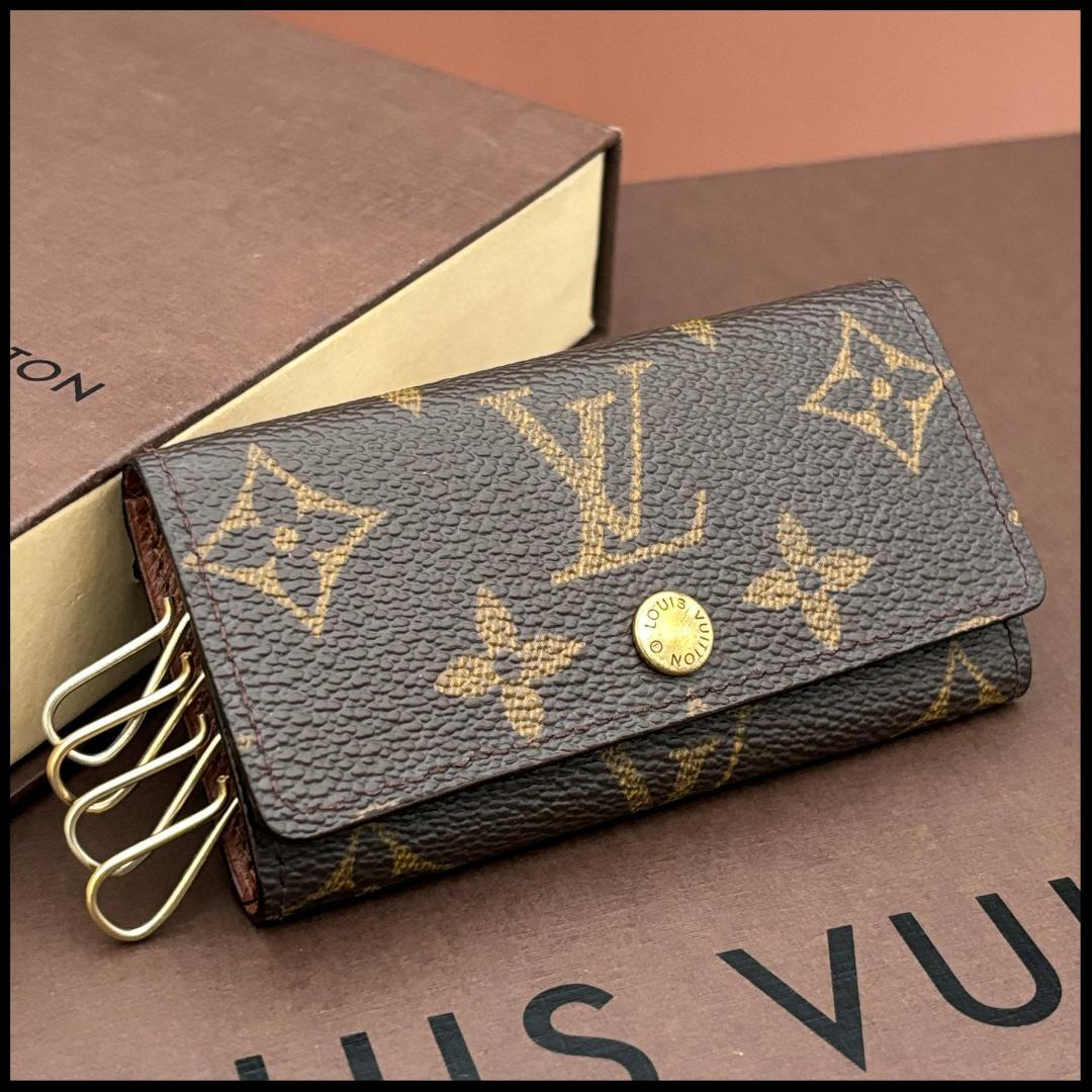 ルイヴィトン モノグラム キーケース ミュルティクレ レディース メンズ 正規品