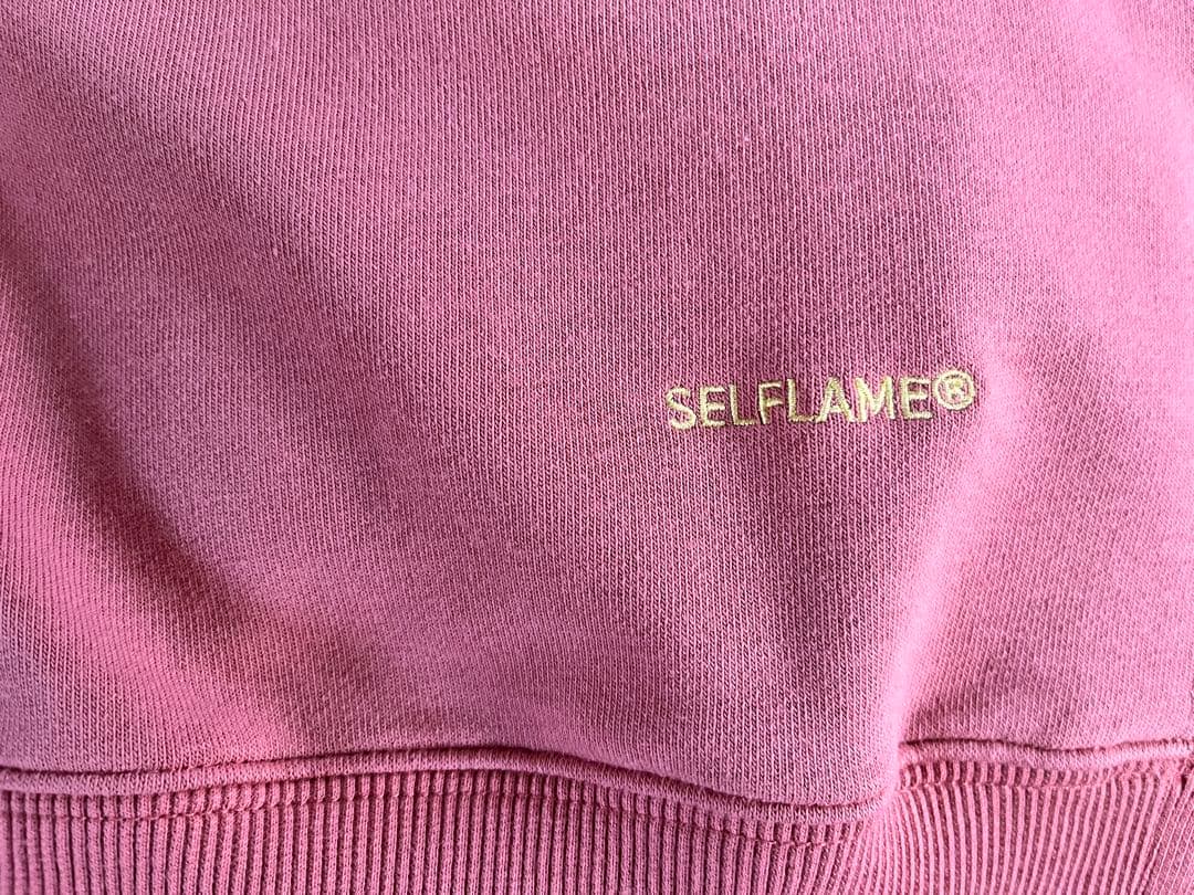 美品BAKUNE スウェット ロングスリーブ クルーネック（志田千陽コラボ）M