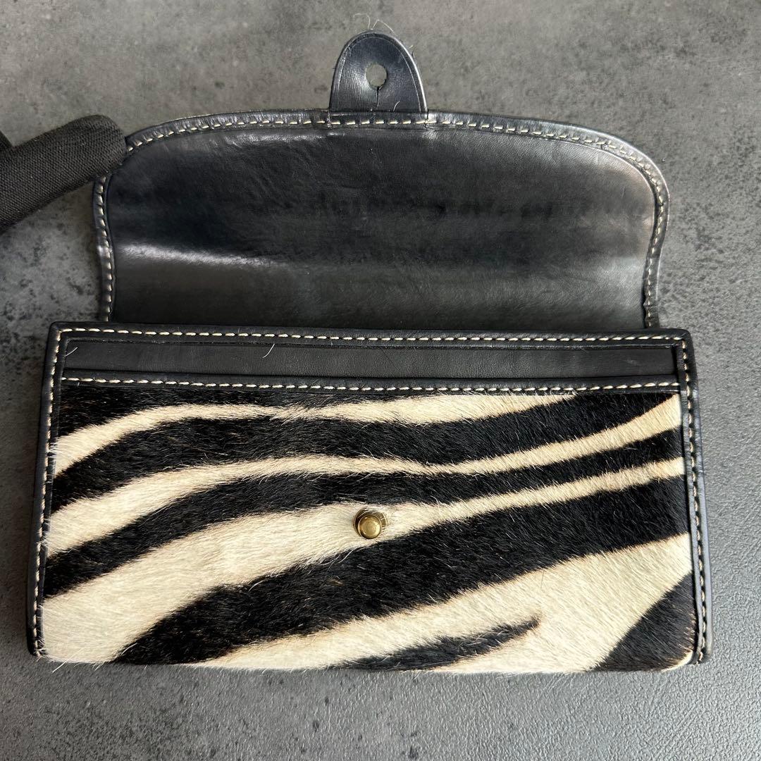 希少✨Ralph Lauren ゼブラ ハラコ 長財布＆カードケースセット