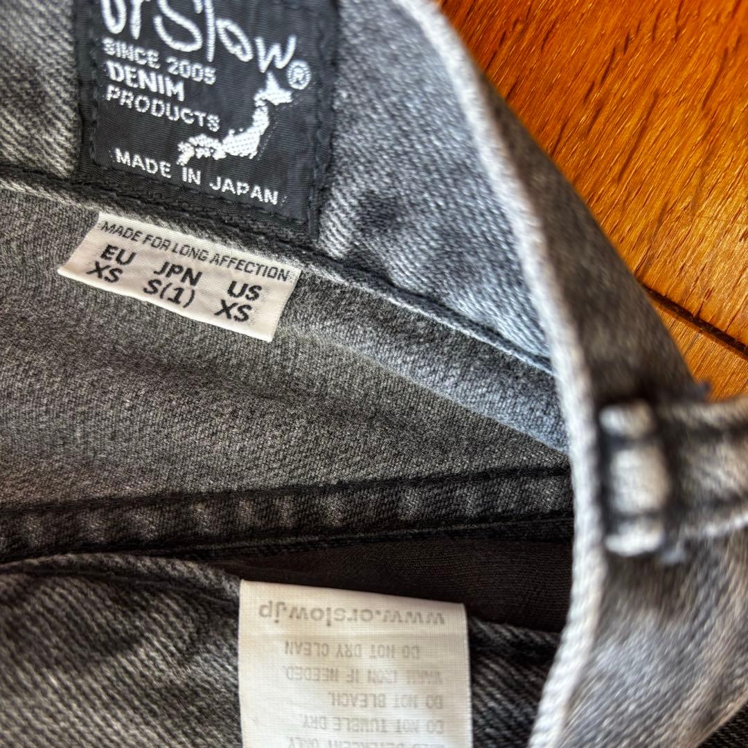 オアスロウ orslow 105 ブラックデニム サイズ1(S)