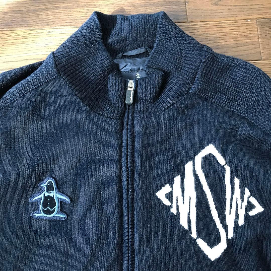 マンシングウェア ハンガリーグースダウンニット　900フィルパワー　ネイビー