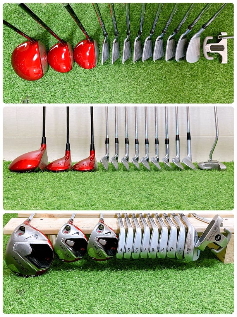 H3.ナイキ VRS ゴルフクラブ　メンズセット　FLEX S 右利き