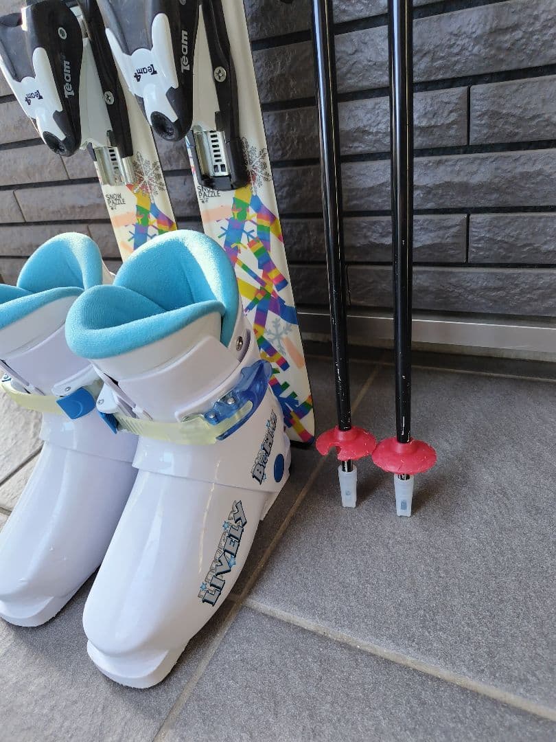 ■SWALLOW■子供用スキーセット■120/20.0■スキーケース付