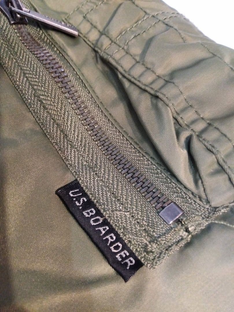 『極美品』MA-1 フライトジャケット U.S BOARDER✨サイズL