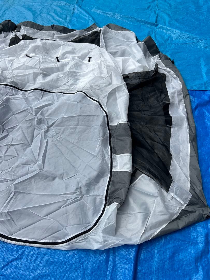 【美品】 FIELDOOR フィールドア トンネルテント620 カーキ