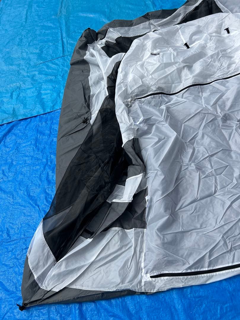 【美品】 FIELDOOR フィールドア トンネルテント620 カーキ