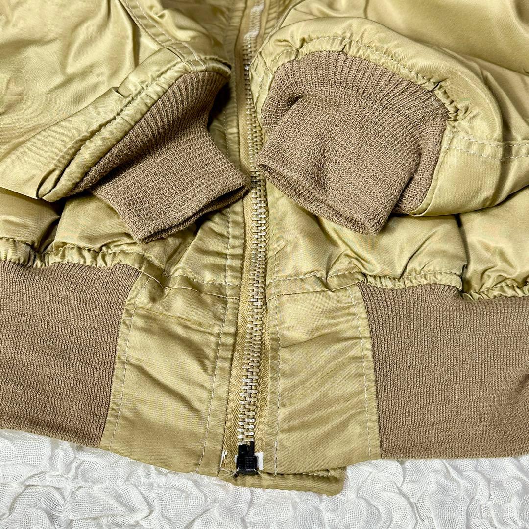 USA製 革胸タグ】90S アヴィレックス MA-1 フライトジャケット XL